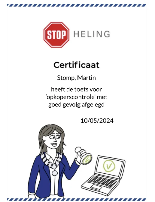 foto certificaat